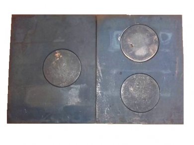 Blat Jawor II płyta żeliwna 2 elementowa 72 cm x 45,5 cm